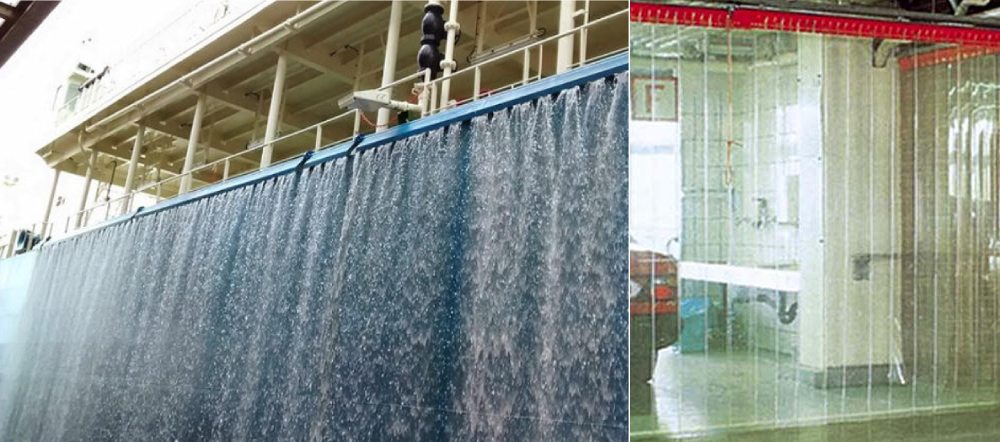  Water curtain systems